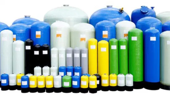 Industrial Water Treatment Sand Filter Resin Soften System Purified Water Pressure Vessel 125/150psi Customized Color Arclion FRP Pressure Tank